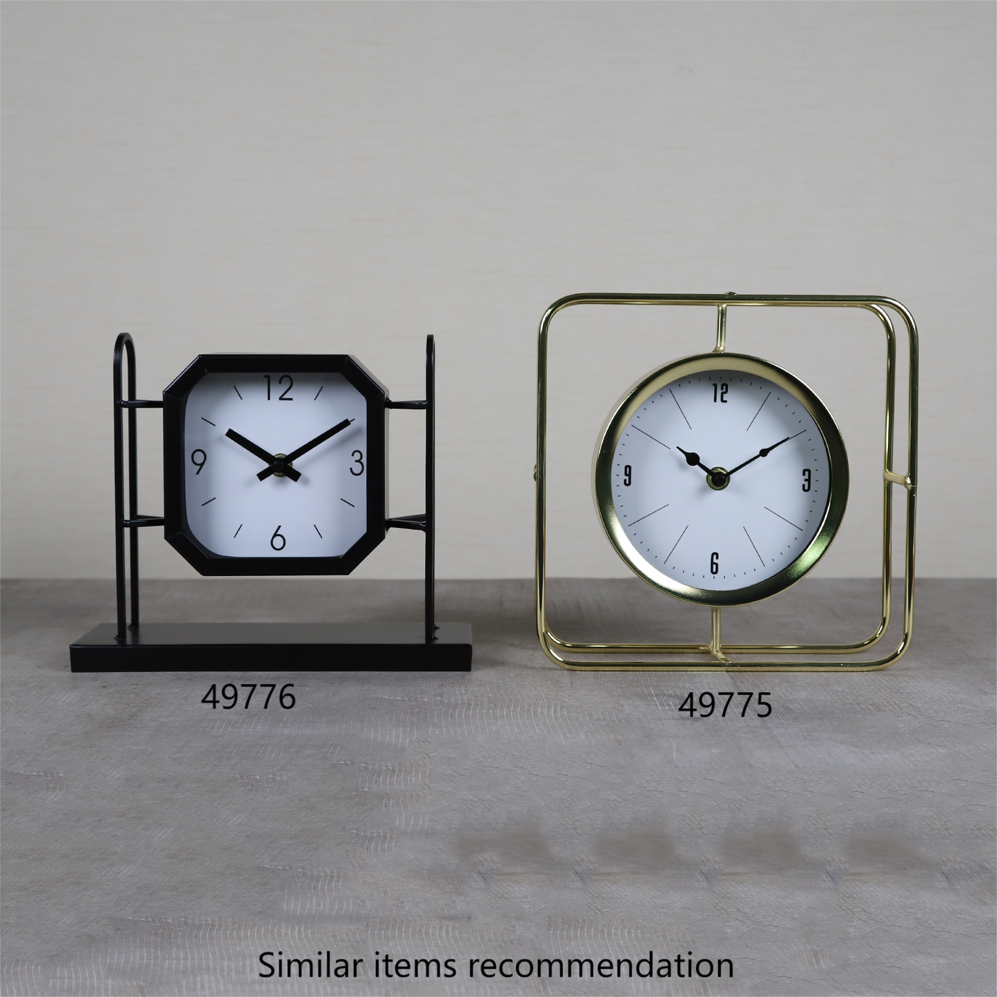 EDENG Modern Decoration Clock L8.66''x W2.16''x H8.66''inch
