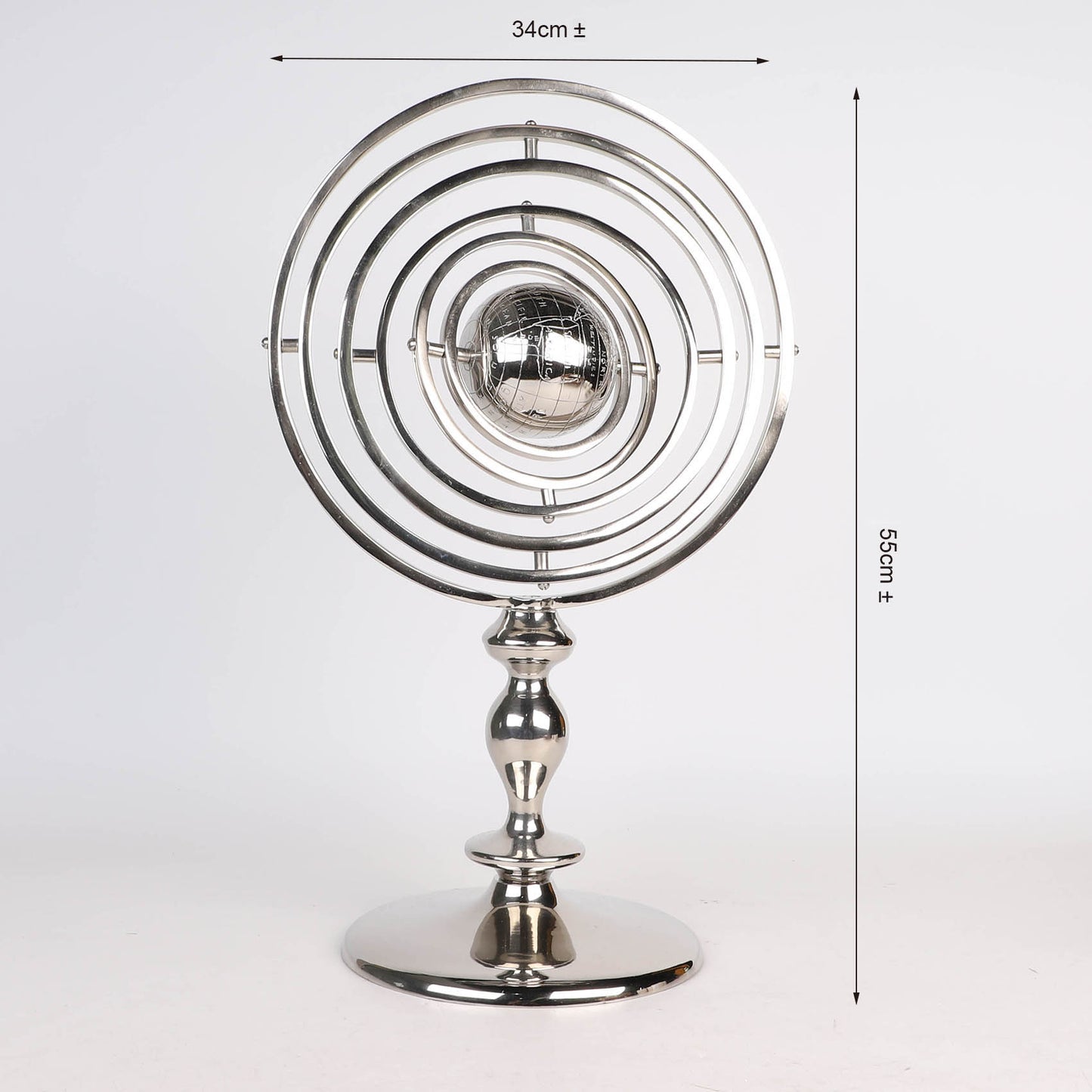 Edeng Indian globe,metal decoration