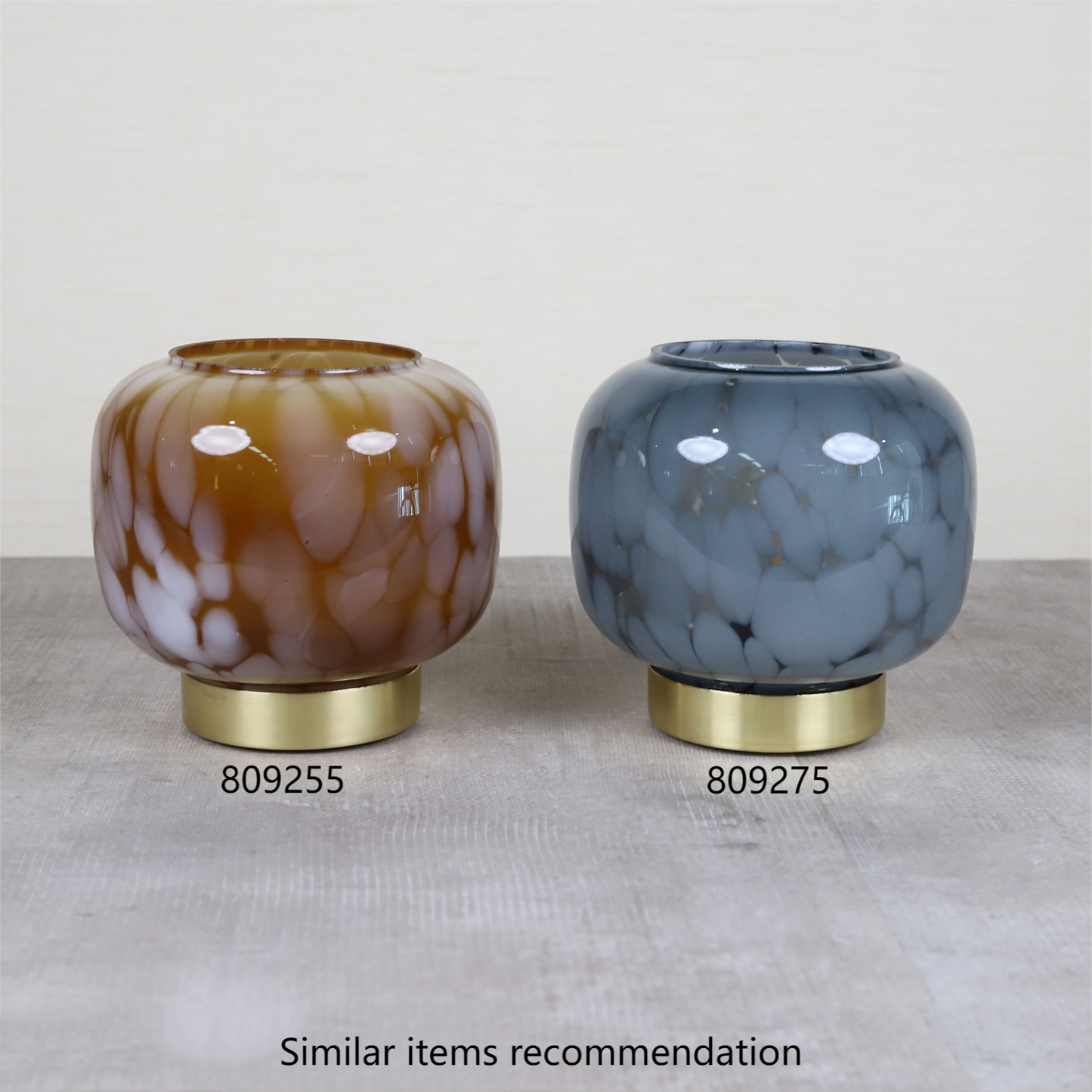 Edeng LED Table Lamps - Glass LED Night Lamps, Vintage Table Lamps for Bedroom,Living Room,Nightstand,Study