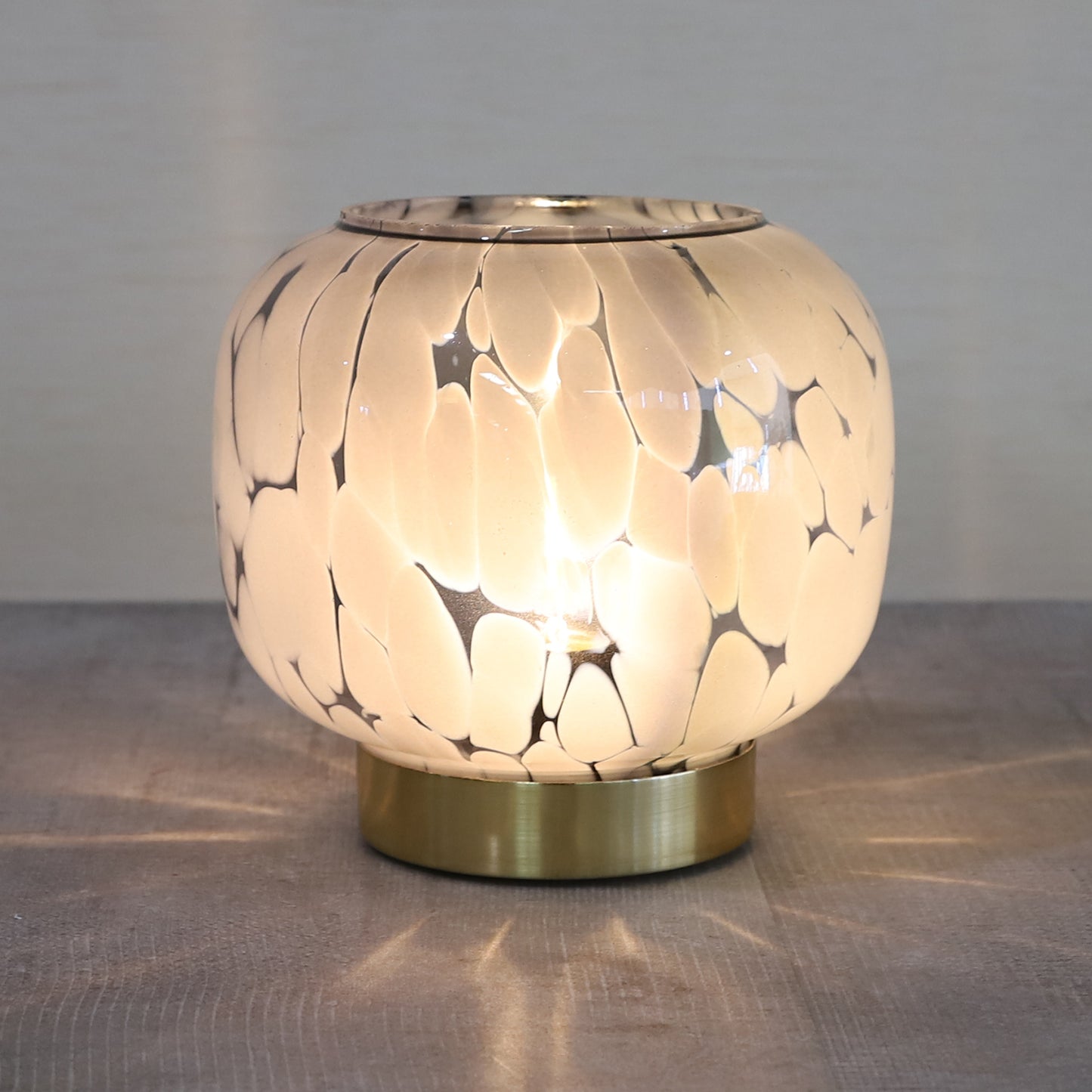 Edeng LED Table Lamps - Glass LED Night Lamps, Vintage Table Lamps for Bedroom,Living Room,Nightstand,Study