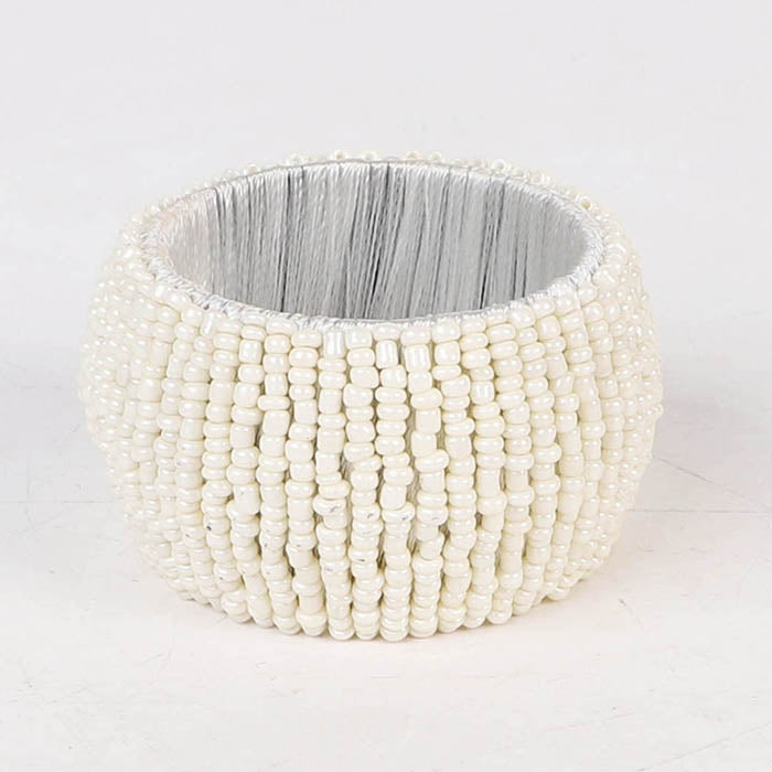 Edeng Indian napkin ring made of glass bead,handmade
