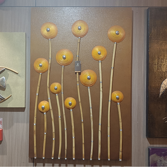 Edeng wall decoration made of natural fibre,fish shape,handmade