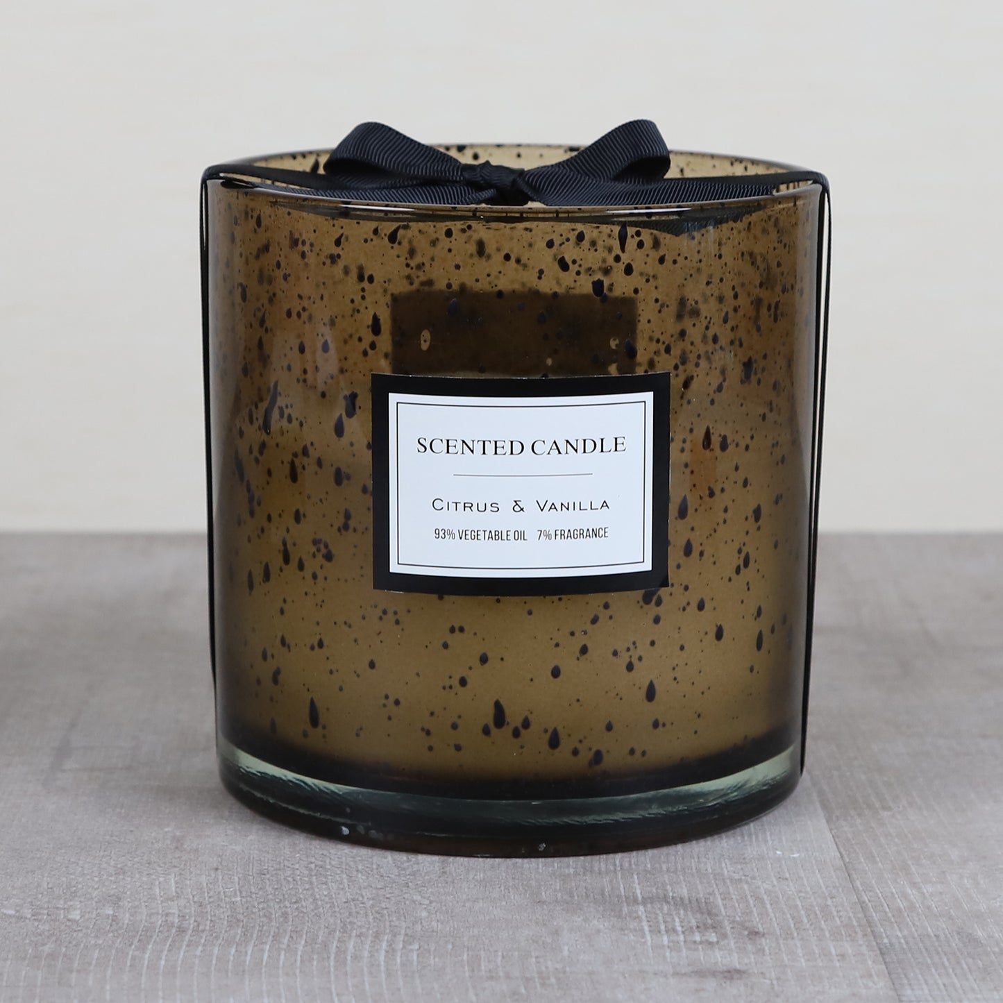 EDENG Scented Candles Long Lasting Candles Black Glass Jar Candle