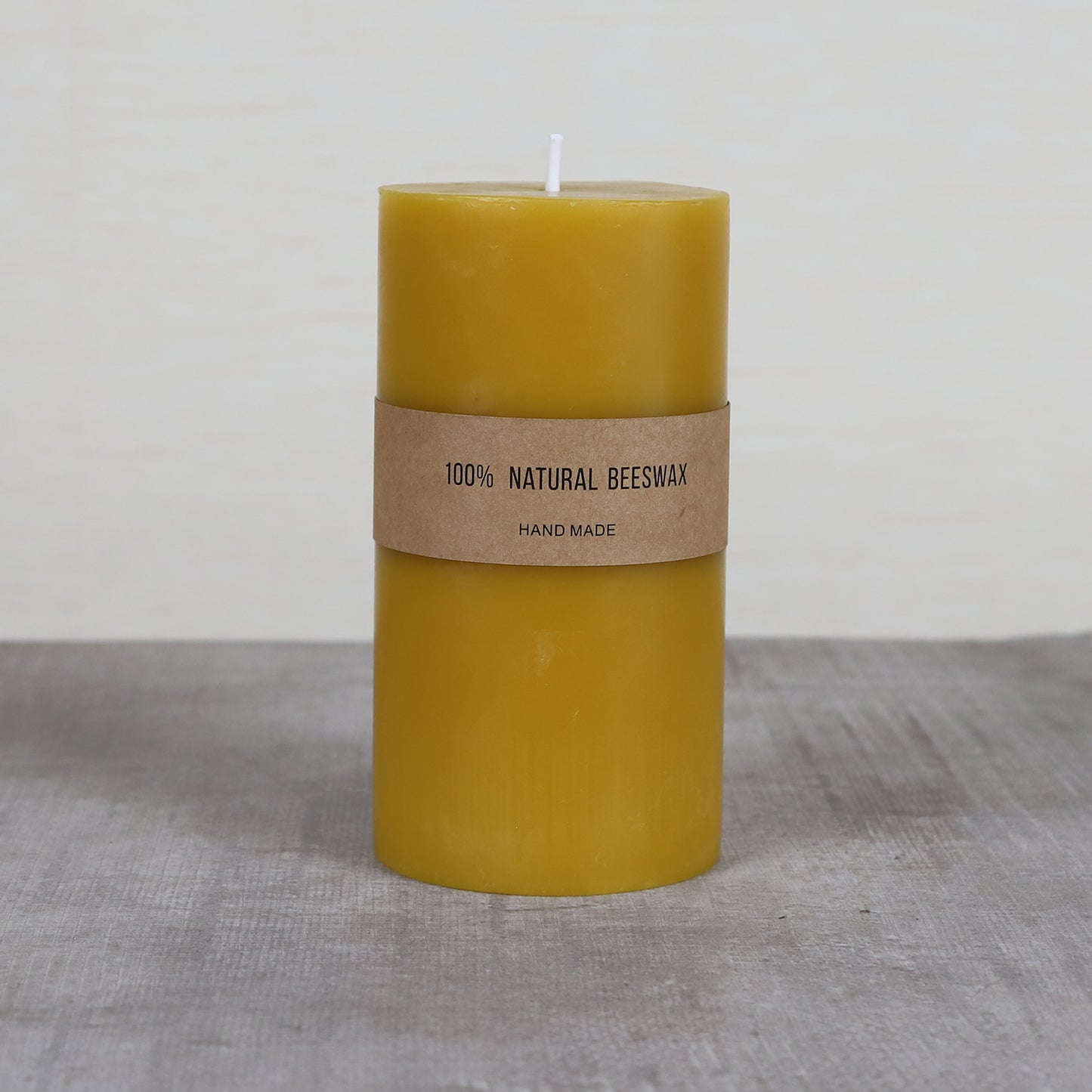 EDENG 100% Natural Yellow Beeswax pillar Candles