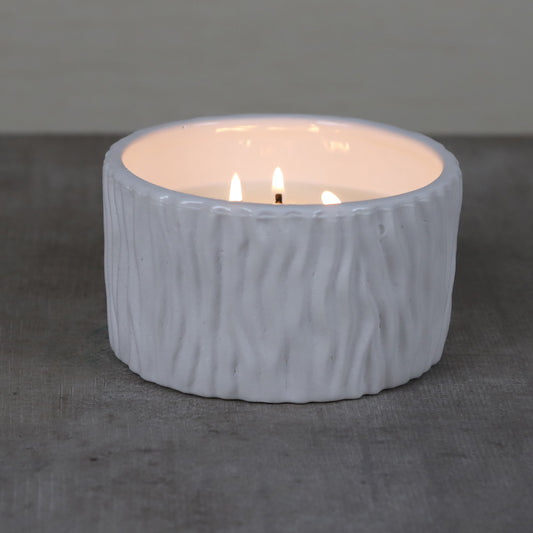 EDENG Scented Candles Long Lasting Candles White Ceramic Jar Candle