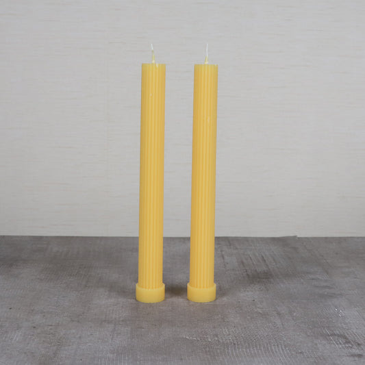 EDENG Vertical Lines Pillar Household Candles Taper Candle