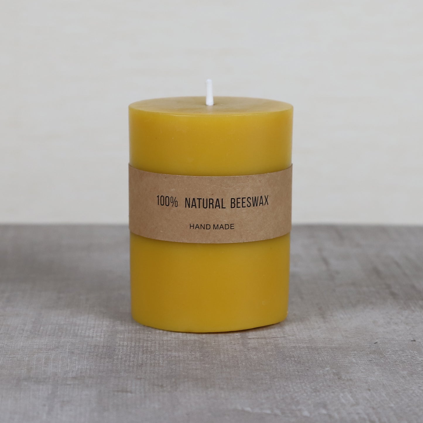 EDENG 100% Natural Yellow Beeswax pillar Candles