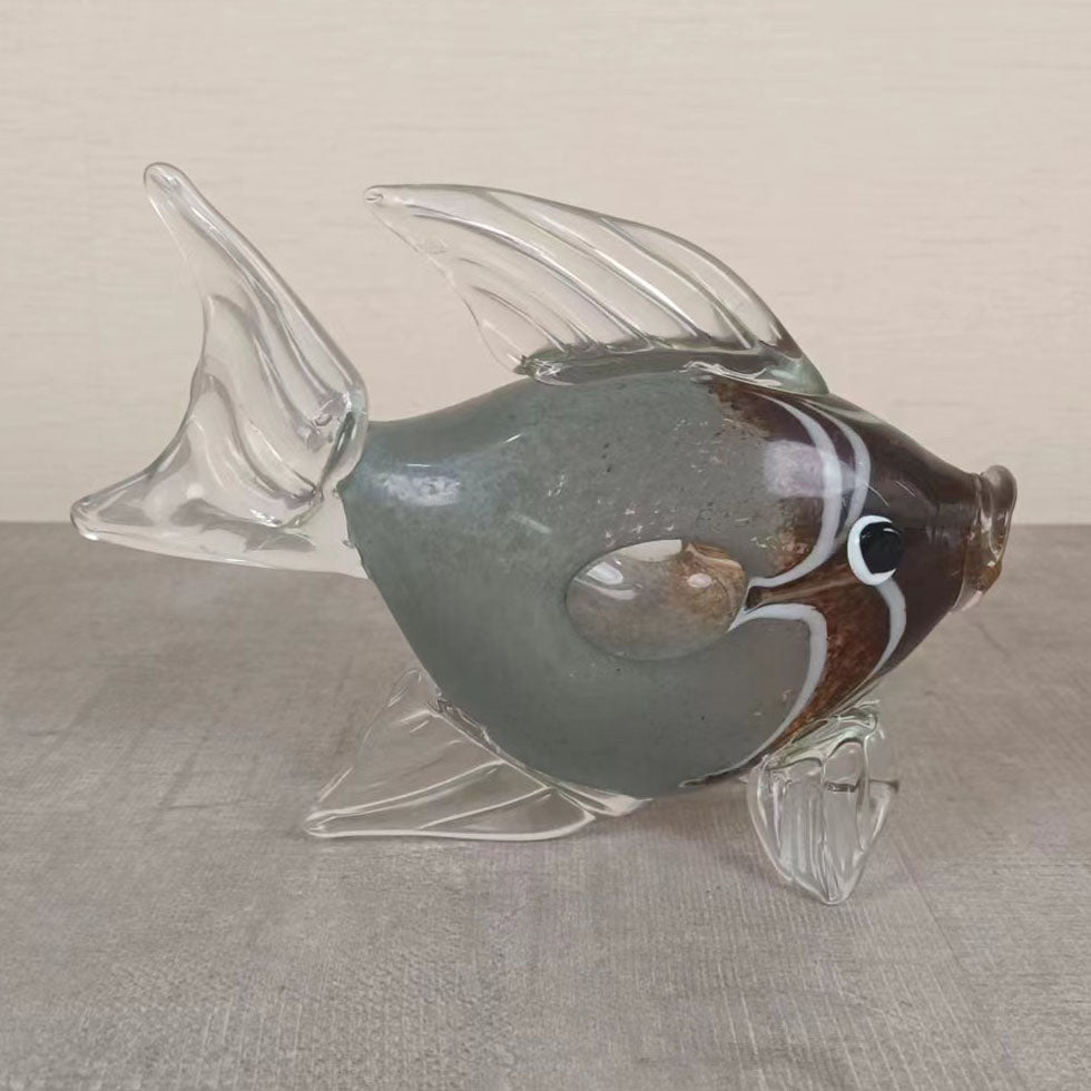 Edeng fish decoration made of glass,handmade