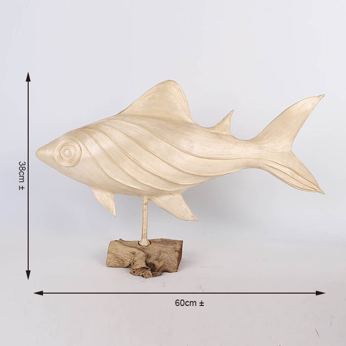 Edeng Philippine decoration made of natural fibre and wood,fish shape