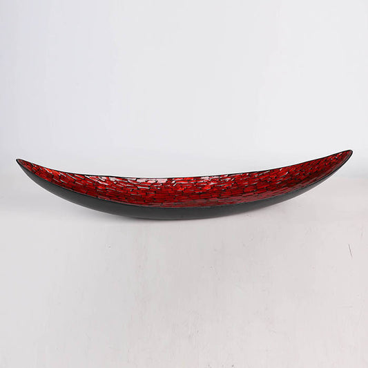 Edeng Vietnamese decoration,vintage red and black,made of resin and mother of pewal