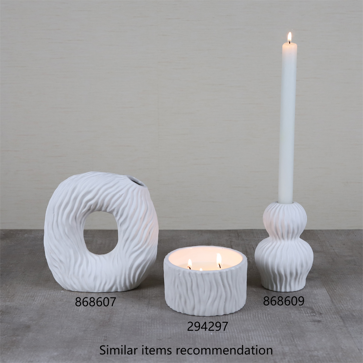 EDENG  Ceramic candle holder, minimalist style, for home decoration, wedding parties, holiday celebrations.