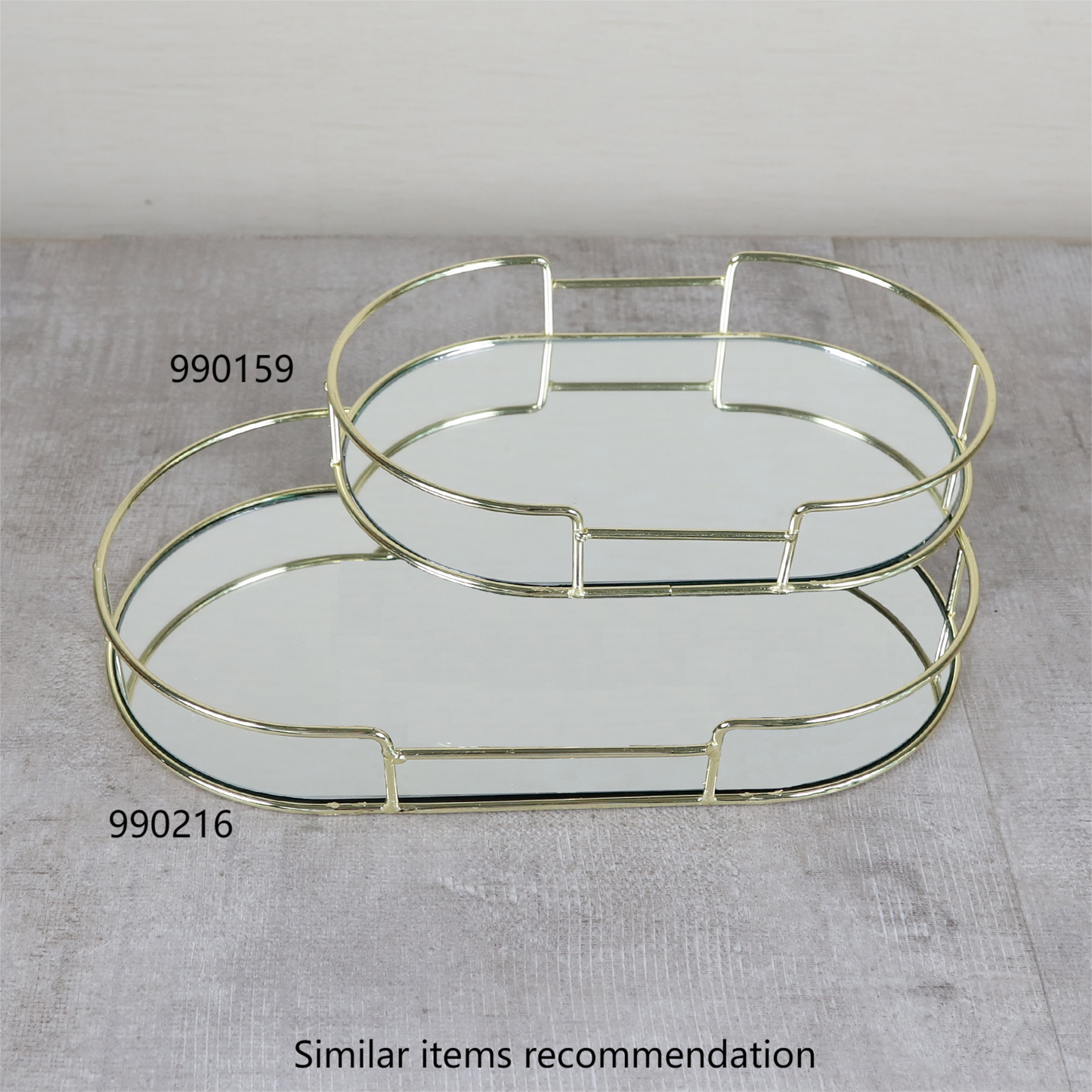 Oval Glass Tray 9.84'' x 6.29'' x 1.65''inch