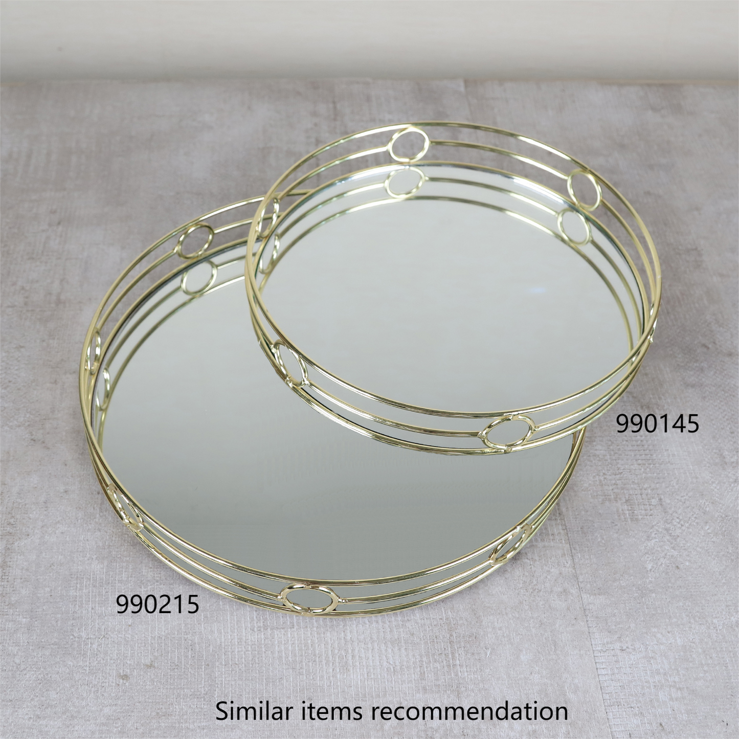 Round Glass Tray D11.81'' x 1.77''