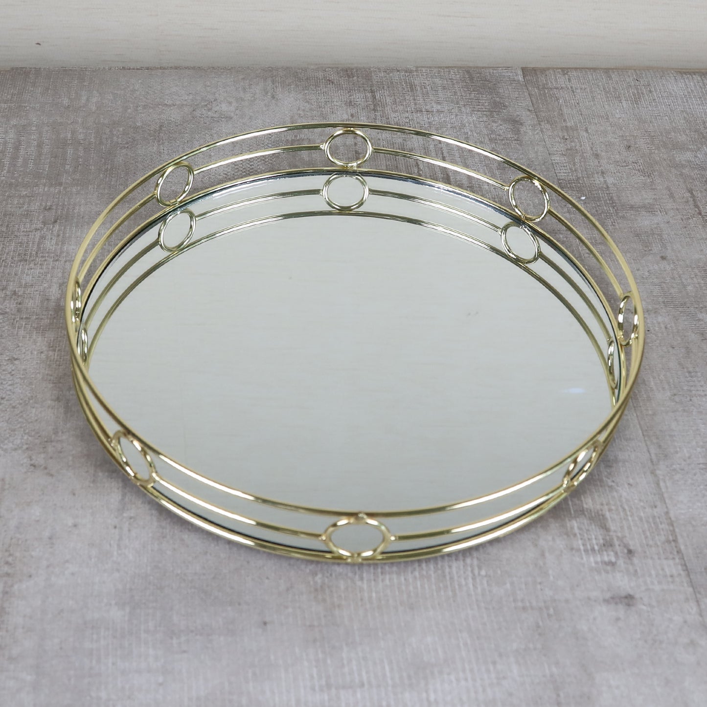 Round Glass Tray D11.81'' x 1.77''